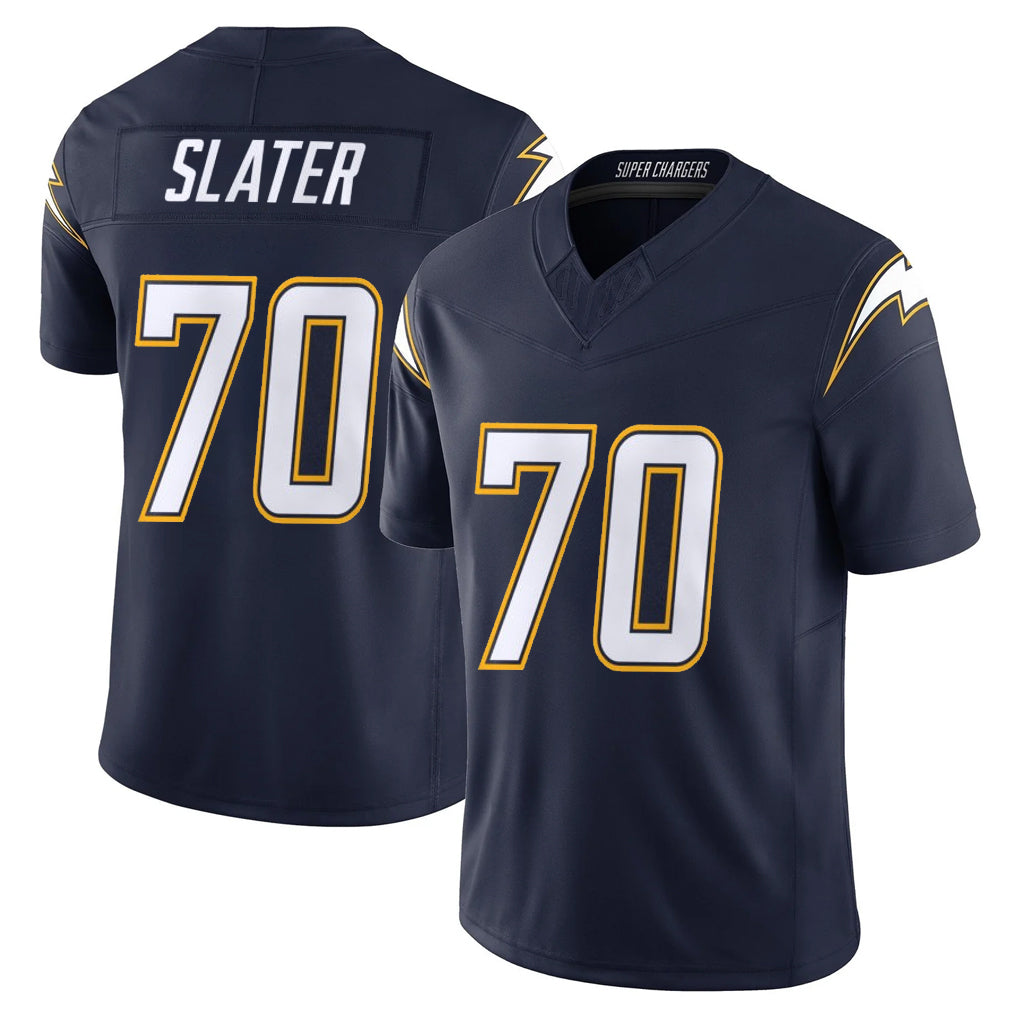 LA.Chargers #70 Rashawn Slater Player Navy Vapor F.U.S.E. Limited Home Game BALCE Stitched Jerseys
