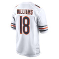 C.Bears #18 Caleb Williams Player White Home Game BALCE Stitched Jerseys