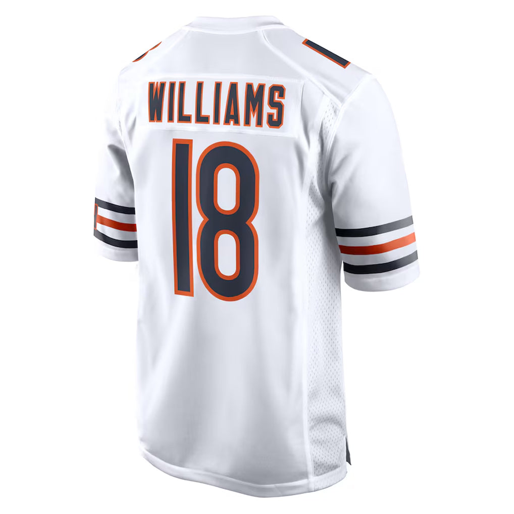 C.Bears #18 Caleb Williams Player White Home Game BALCE Stitched Jerseys