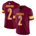 W.Commanders #2 Amik Robertson Player Burgundy Limited Vapor Home Game BALCE Stitched Jerseys