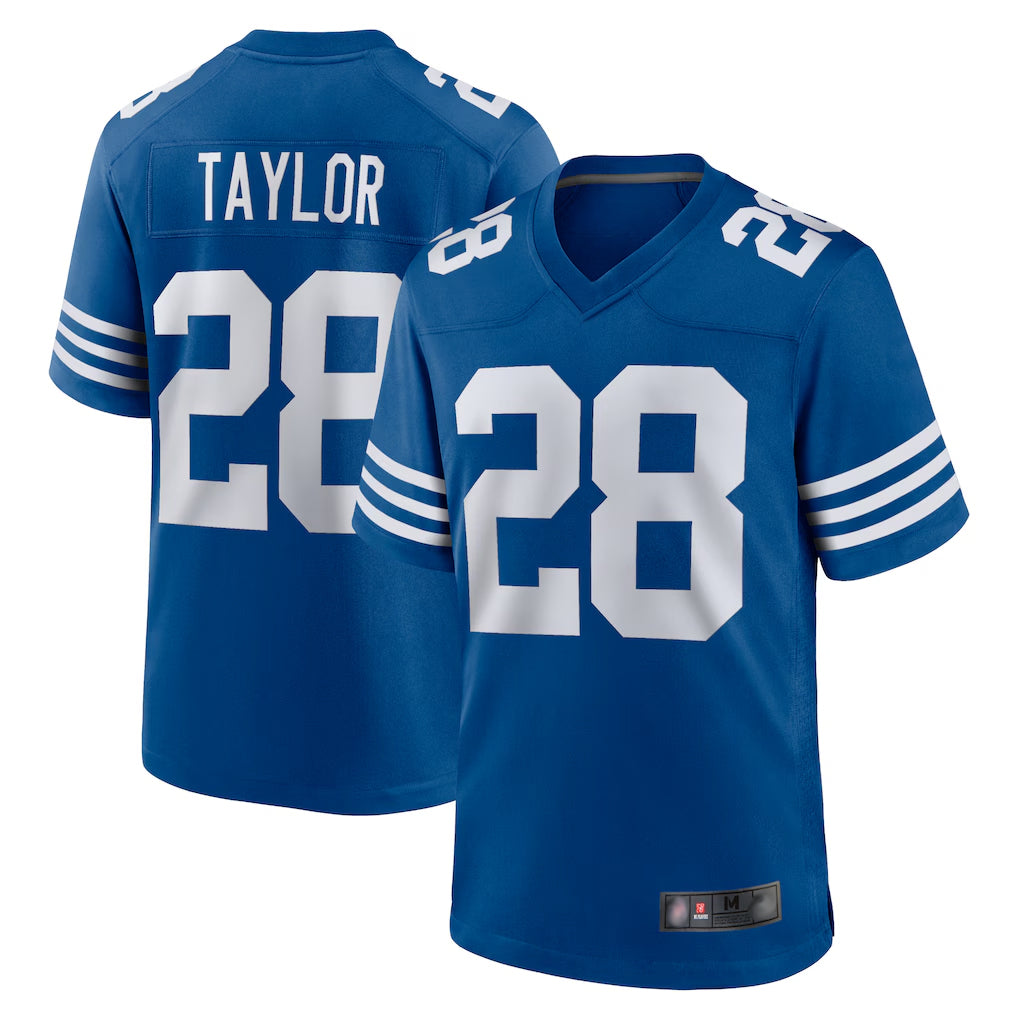 IN.Colts #28 Jonathan Taylor Player Royal Limited Home Game BALCE Stitched Jerseys