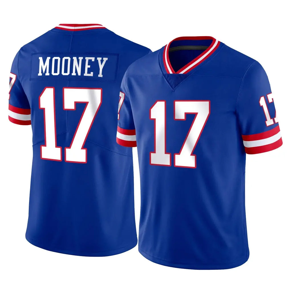 NY.Giants #17 Darnell Mooney Player Royal Classic Vapor Home Game BALCE Stitched Jerseys