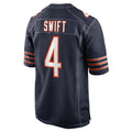 C.Bears #4 D'Andre Swift Player Navy Home Game BALCE Stitched Jerseys