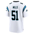 C.Panthers #51 Sam Mills Player White Home Game BALCE Stitched Jerseys