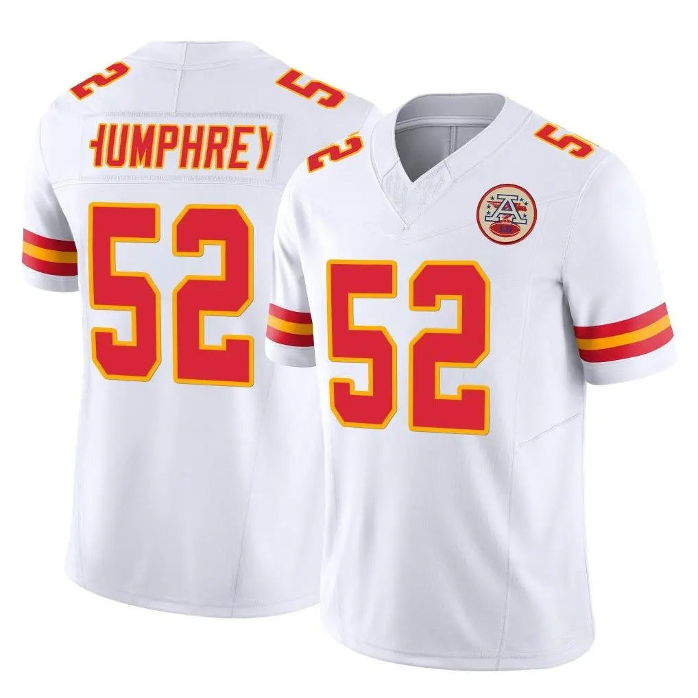 KC.Chiefs #52 Creed Humphrey Player White Limited Vapor F.U.S.E. Home Game BALCE Stitched Jerseys