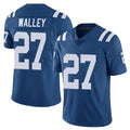 IN.Colts #27 Justin Walley Player Royal Limited Vapor Untouchable Home Game BALCE Stitched Jerseys