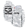 NY.Jets #52 Kingsley Enagbare Player Arctic Camo Salute to Service Pullover Hoodies Limited Game BALCE Stitched Jerseys