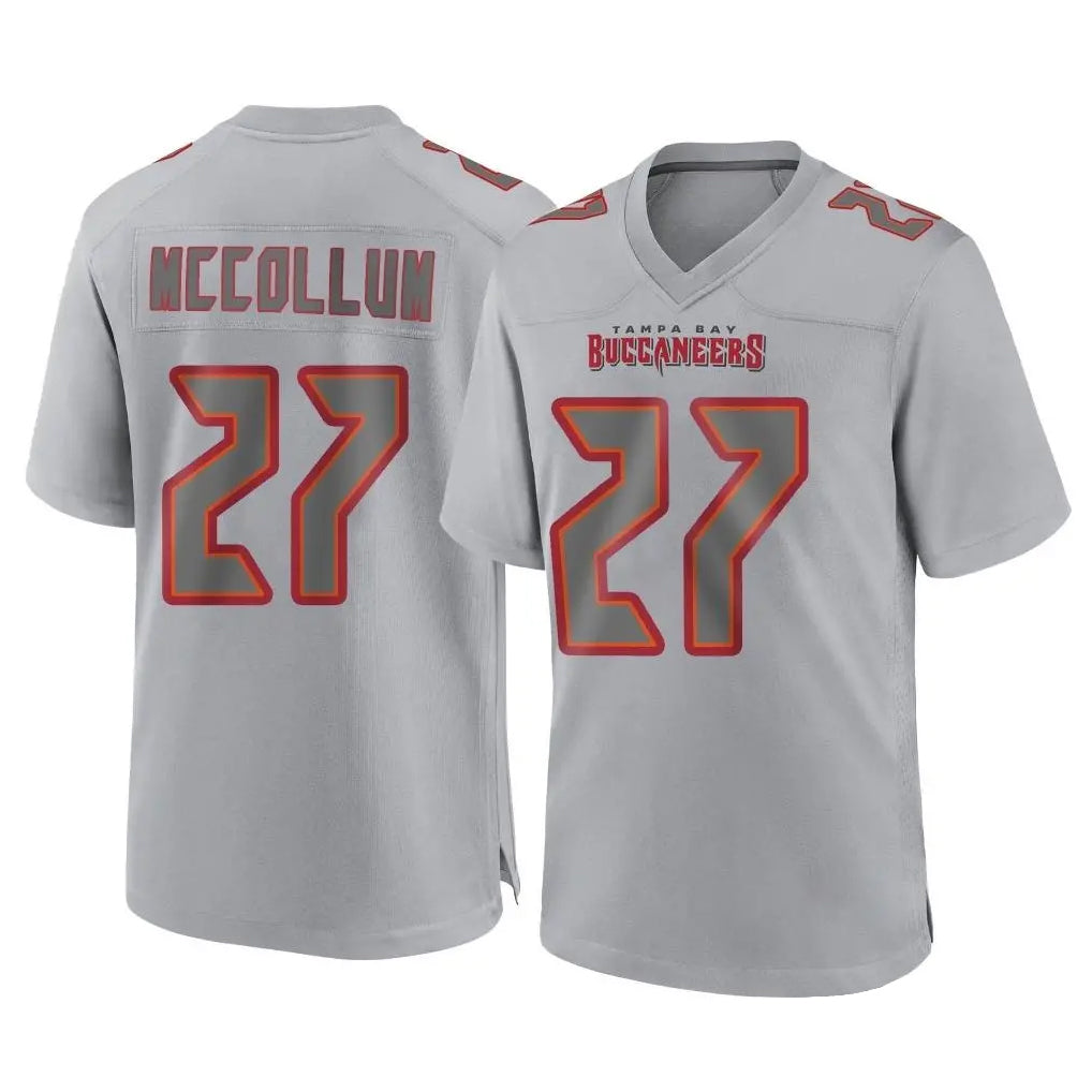 TB.Buccaneers #27 Zyon McCollum Player Gray Atmosphere Fashion Home Game BALCE Stitched Jerseys