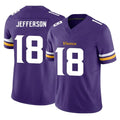 M.Vikings #18 Justin Jefferson Player Purple Limited Vapor F.U.S.E. Home Game BALCE Stitched Jerseys