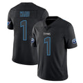 T.Titans #1 Cam Ward Player Black Impact Limited Home Game BALCE Stitched Jerseys