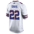 B.Bills #22 Ray Davis Player White Home Game BALCE Stitched Jerseys